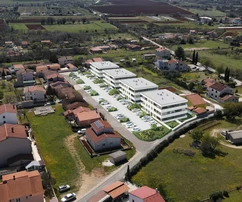 Isztria, Pula: Tágas kétszobás lakás a tenger közelében