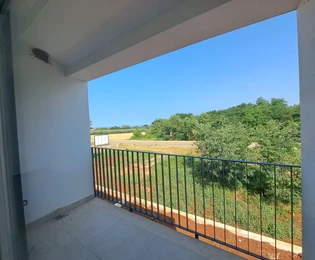 Poreč, Istrien: Moderne Wohnung mit Meerblick