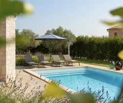 Istria, Višnjan - Nowoczesna willa z basenem i panoramicznym widokiem na morze