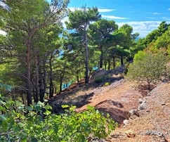 Beachfront House with Large Land in Omis for Sale