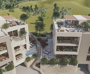 Apartamentos modernos en Čiovo con vistas al mar en venta