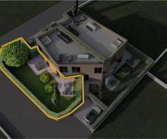 Istria, Parenzo – appartamento al piano terra con cortile