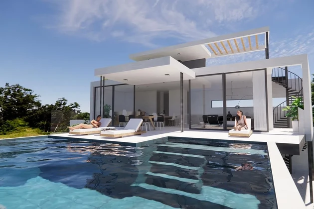 Villa attraente in vendita nel paese di Kali sull'isola di Ugljan