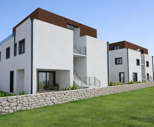 Brodarica, novostavba, krásny dvojizbový byt, 94,34 m²