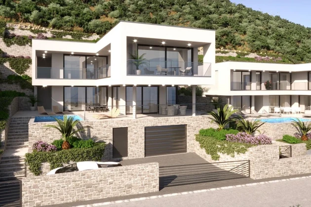 Luxusná vila na predaj v Orebići na polostrove Pelješac v Chorvátsku