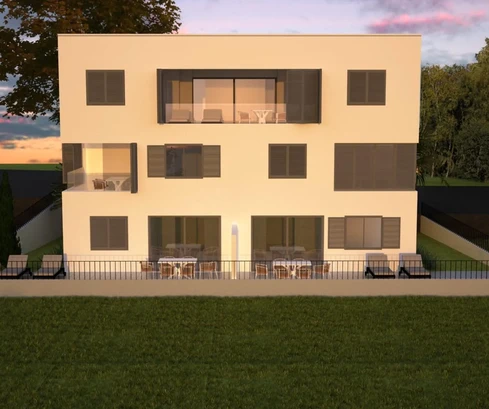 Primosten, modern penthouse a 2. emeleten, tengerre néző kilátással, 107,16 m²