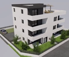 Trogir, 2-Zimmer-Wohnung 58 m2, Neubau, Meerblick,