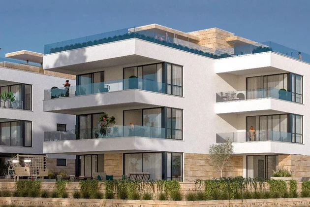 Паг, Повляна, двухкомнатная квартира в 60 м от моря, 94,40 м²