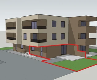 Vodice - Appartamento con due camere S3 con giardino, posizione tranquilla