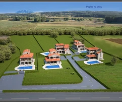 Istrie, Svetvinčenat, Grand complexe foncier pour la construction de villas