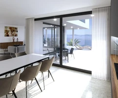 Modern villa eladó Orebićben, Pelješac-félszigeten Horvátországban