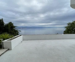 Apartment with a well for sale in Opatija, unfinished construction in Croatia