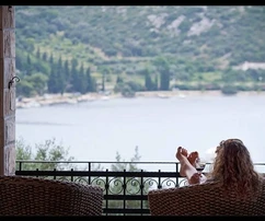 Tengerre néző villa Zaton Dubrovnikban eladó Horvátországban