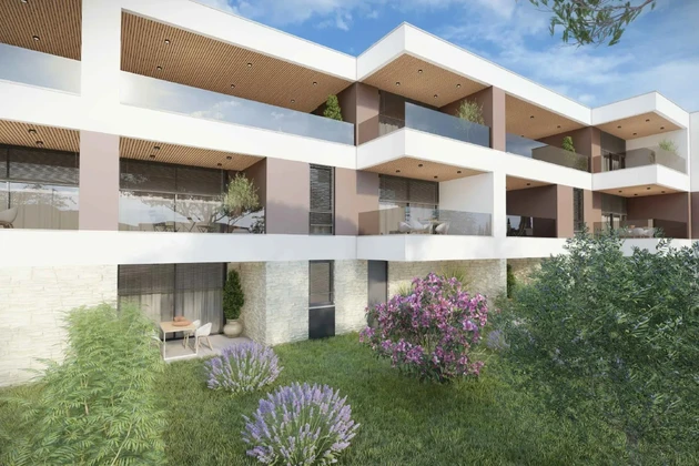 Pula, attico trilocale 111 m² con garage in moderno complesso residenziale, 2026, secondo piano