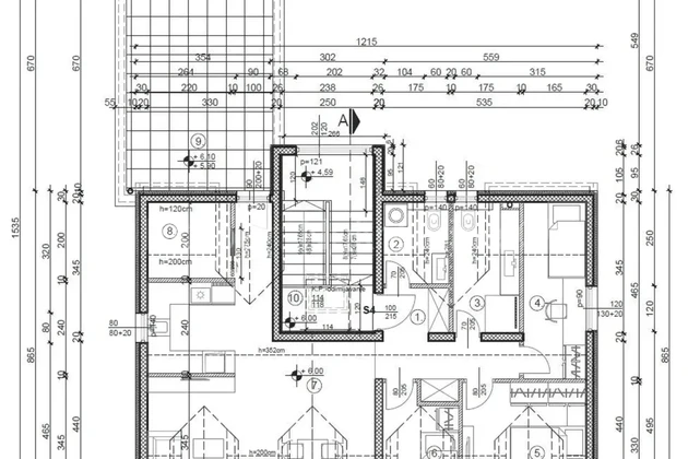 Trogir, 3pokojový byt 103 m2, novostavba, velká terasa, parkovací místo