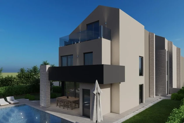 Villa moderna in vendita con vista sul mare vicino a Parenzo in Croazia