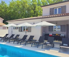 Labin - Incantevole villa con piscina situata vicino a Labin