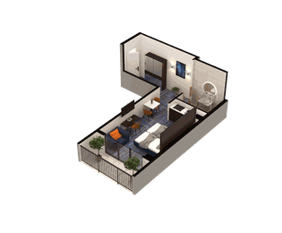 Apartament inwestycyjny 232 - GINO Seaside Tbilisi