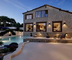 Istria, Bale: Building land center with ruin