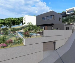 Villa di lusso in vendita con vista sul mare a Seget in Croazia