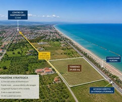 Investment land in the first line by the sea, 34,600 m²