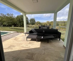 Modern single-story home with a pool for sale in Brtonigla in Croatia