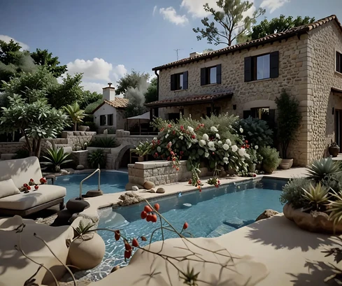 Istria, Bale: Building land center with ruin