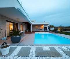 Privlaka - Zara, 700 metri dal mare, villa di lusso con piscina, vista mare