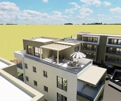 Trogir, appartamento con 2 camere da letto, 53 m2, nuova costruzione, 1° piano, vista,