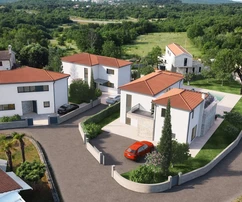Istria, Św. Lovreč, Nowoczesna willa wysokiej jakości z basenem i śródziemnomorskim ogrodem