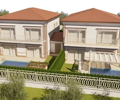 POREČ, IKERHÁZ MEDENCÉVEL, ÚJ ÉPÍTÉSŰ!