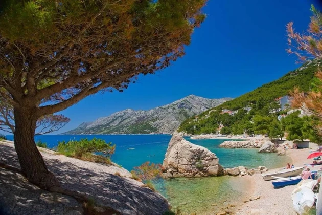 Villa avec restaurant à vendre à Brela près de la plage en Croatie