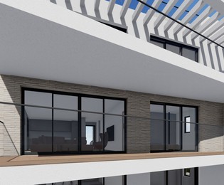 Lussuoso appartamento a Ciovo vicino al mare con cortile privato