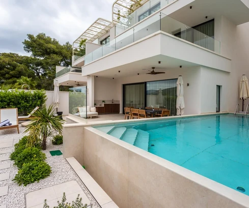 Luxury villa for sale with sea views near Trogir in Croatia