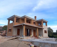 Istria, Poreč: Stone villa with sea view