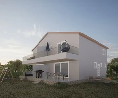 Haus im Bau, 100 Meter zum Meer