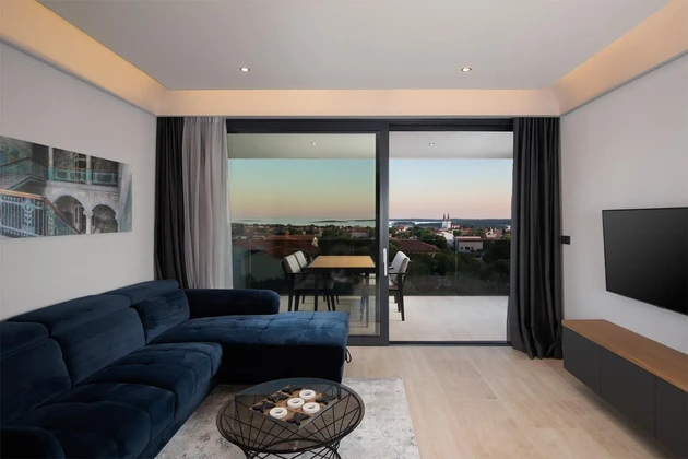 Penthouse for sale with panoramic views of Medulin in Croatia