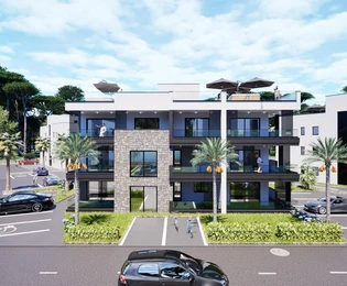 Zadar, Crvene kuće bâtiment moderne Nouvelle construction