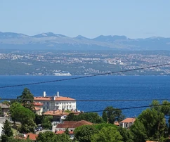 Two-bedroom apartment for sale in Lovran with a sea view in Croatia