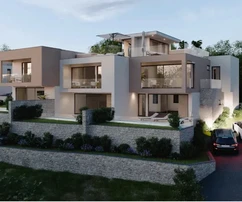 Vodice - maison S3 avec piscine, terrasse sur le toit avec vue sur la mer