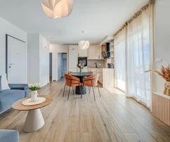 Trogir, 2-pokojowe mieszkanie 65 m2, nowo wybudowane, umeblowane, widok na morze