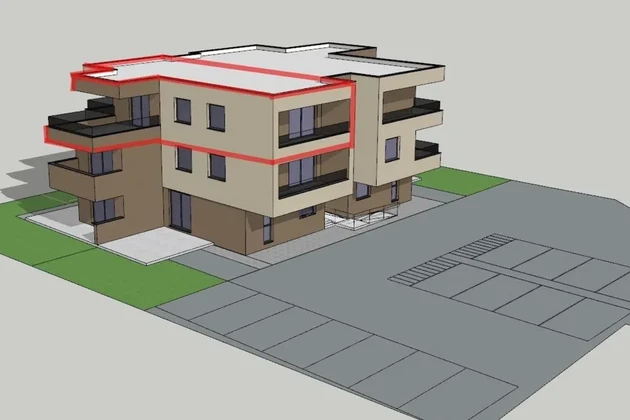 Vodice - pre-sale - Three-bedroom apartment S9, 104.77 m2, 2nd floor
