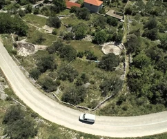 Marina, Vinišće, építési telek 639 m2, tengerre néző kilátás