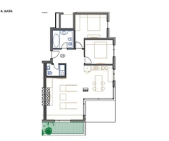 WOHNUNG IN ATTRAKTIVER LAGE, 500 M VOM MEER ENTFERNT!