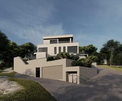 Moderní vila s bazénem na prodej v Milně v Chorvatsku