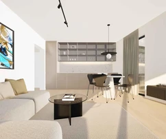 Brač, Postira, Penthouse mit drei Schlafzimmern in einem neu gebauten Wohnkomplex