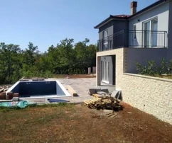 Modern house with a panoramic view, Istria, Labin