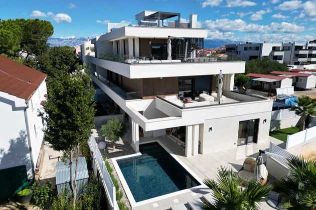 Penthouse à vendre à Nin avec vue panoramique en Croatie