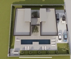 LUXURY VILLA UNDER CONSTRUCTION WITH POOL, ISTRIA, POREČ
