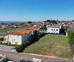 Каштелир, Истрия: строительный участок 940 м² с видом на море
